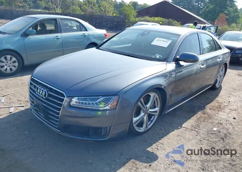 2015 Audi A8 3.0T из США, поврежденный, VIN WAUJGAFD0FN006762